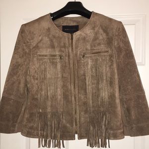 BCBG Maxazria suede jacket- Brand New